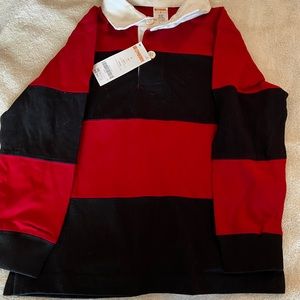 NWT Gymboree Christmas Holidays Rugby boys shirt size 5